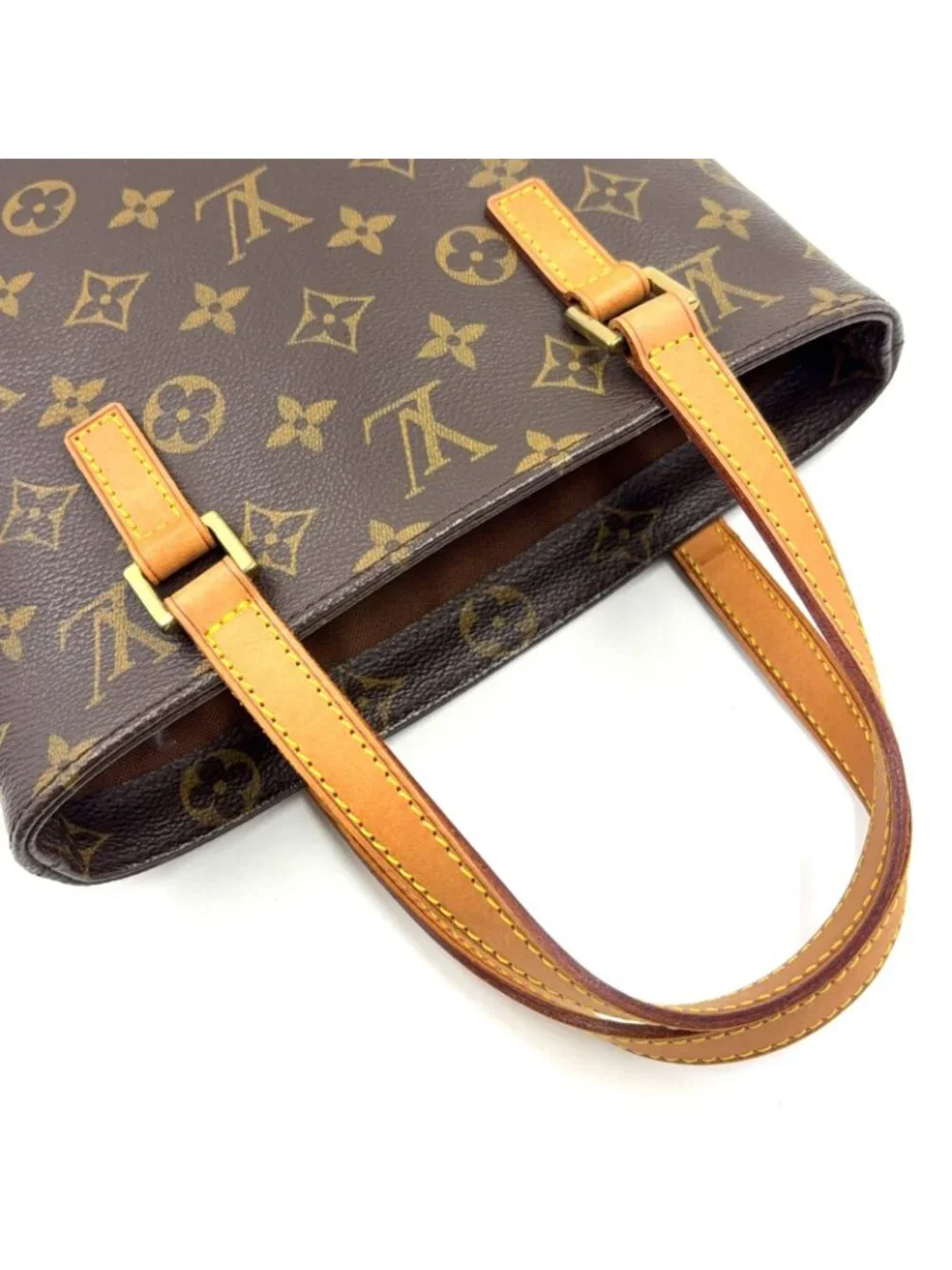 Louis Vuitton Vavin PM Monogram Leather Brown Light Handbag Gold